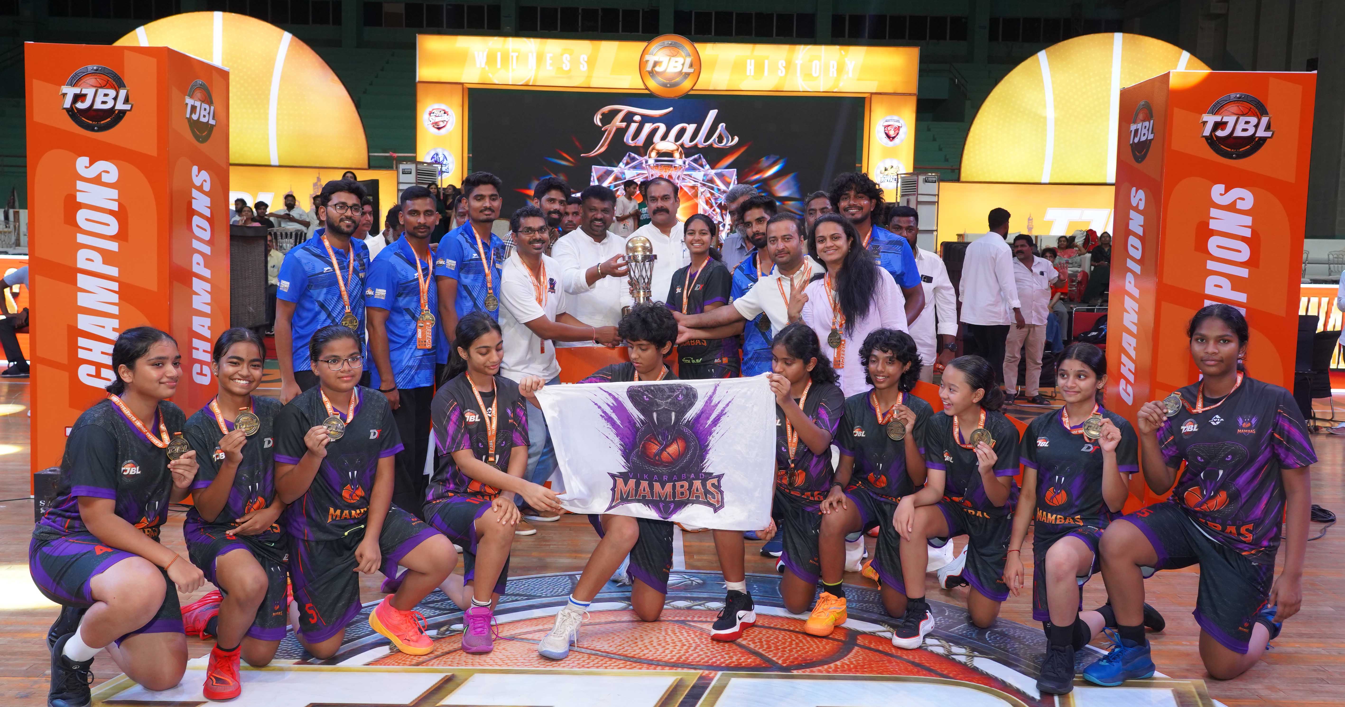 Telangana Junior Basketball League Wraps Up Historic Inaugural Edition with Four Champions Crowned